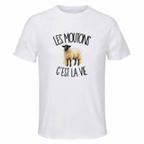 T-shirt de Sport Homme Les moutons c'est la vie