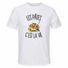 T-shirt de Sport Homme Les pâtes c'est la vie