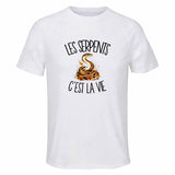 T-shirt de Sport Homme Les serpents c'est la vie