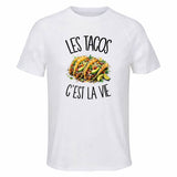 T-shirt de Sport Homme Les tacos c'est la vie