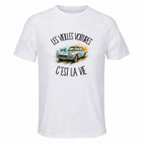 T-shirt de Sport Homme Les vieilles voitures c'est la vie