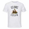 T-shirt de Sport Homme Les livres c'est la vie