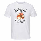 T-shirt de Sport Homme Ma maman c'est ma vie