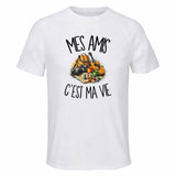 T-shirt de Sport Homme Mes amis c'est ma vie