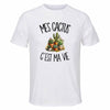 T-shirt de Sport Homme Mes cactus c'est ma vie