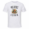 T-shirt de Sport Homme Mes roses c'est ma vie