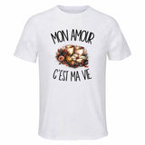 T-shirt de Sport Homme Mon amour c'est ma vie
