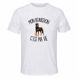 T-shirt de Sport Homme Mon Beauceron c'est ma vie