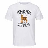 T-shirt de Sport Homme Mon Bengal c'est ma vie