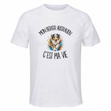 T-shirt de Sport Homme Mon Berger Australien c'est ma vie