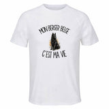 T-shirt de Sport Homme Mon Berger Belge c'est ma vie