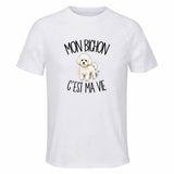 T-shirt de Sport Homme Mon Bichon c'est ma vie
