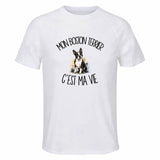 T-shirt de Sport Homme Mon Boston Terrier c'est ma vie