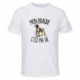 T-shirt de Sport Homme Mon Braque c'est ma vie