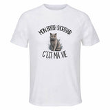 T-shirt de Sport Homme Mon British Shorthair c'est ma vie