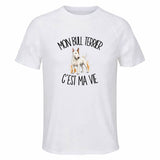 T-shirt de Sport Homme Mon Bull Terrier c'est ma vie
