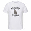 T-shirt de Sport Homme Mon Chartreux c'est ma vie
