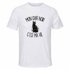 T-shirt de Sport Homme Mon chat noir c'est ma vie