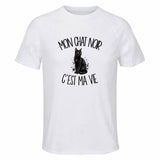 T-shirt de Sport Homme Mon chat noir c'est ma vie
