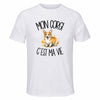 T-shirt de Sport Homme Mon Corgi c'est ma vie