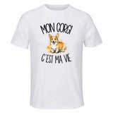T-shirt de Sport Homme Mon Corgi c'est ma vie