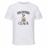 T-shirt de Sport Homme Mon Dalmatien c'est ma vie