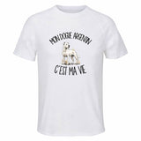 T-shirt de Sport Homme Mon Dogue Argentin c'est ma vie