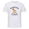 T-shirt de Sport Homme Mon Épagneul Breton c'est ma vie