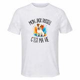 T-shirt de Sport Homme Mon Jack Russell c'est ma vie