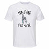 T-shirt de Sport Homme Mon Lévrier c'est ma vie