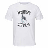 T-shirt de Sport Homme Mon Lévrier c'est ma vie