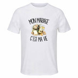 T-shirt de Sport Homme Mon mariage c'est ma vie