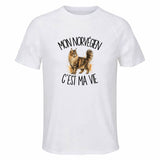 T-shirt de Sport Homme Mon Norvégien c'est ma vie
