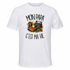 T-shirt de Sport Homme Mon papa c'est ma vie