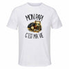 T-shirt de Sport Homme Mon papi c'est ma vie