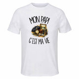 T-shirt de Sport Homme Mon papi c'est ma vie