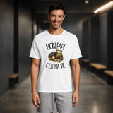 T-shirt de Sport Homme Mon papi c'est ma vie
