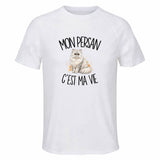 T-shirt de Sport Homme Mon Persan c'est ma vie