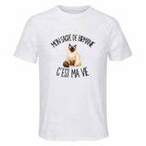 T-shirt de Sport Homme Mon Sacré de Birmanie c'est ma vie