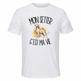 T-shirt de Sport Homme Mon Setter c'est ma vie