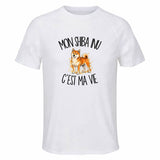 T-shirt de Sport Homme Mon Shiba Inu c'est ma vie