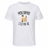 T-shirt de Sport Homme Mon Siamois c'est ma vie