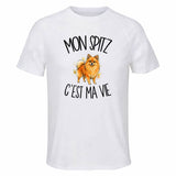 T-shirt de Sport Homme Mon Spitz c'est ma vie