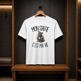 T-shirt de Sport Homme Mon Staffie c'est ma vie