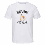 T-shirt de Sport Homme Mon Whippet c'est ma vie
