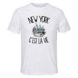 T-shirt de Sport Homme New York c'est la vie