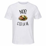 T-shirt de Sport Homme Noël c'est la vie