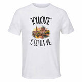 T-shirt de Sport Homme Toulouse c'est la vie
