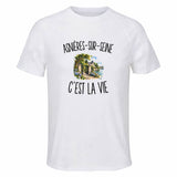 T-shirt de Sport Homme Asnières-sur-Seine c’est la vie