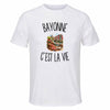 T-shirt de Sport Homme Bayonne c’est la vie